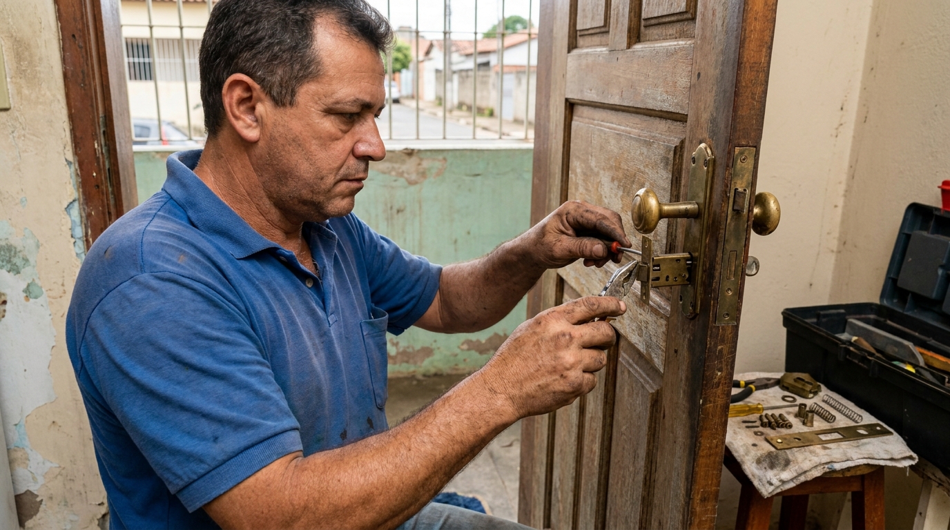 Conserto de Fechadura Residencial perto de mim em Piracicaba‑SP