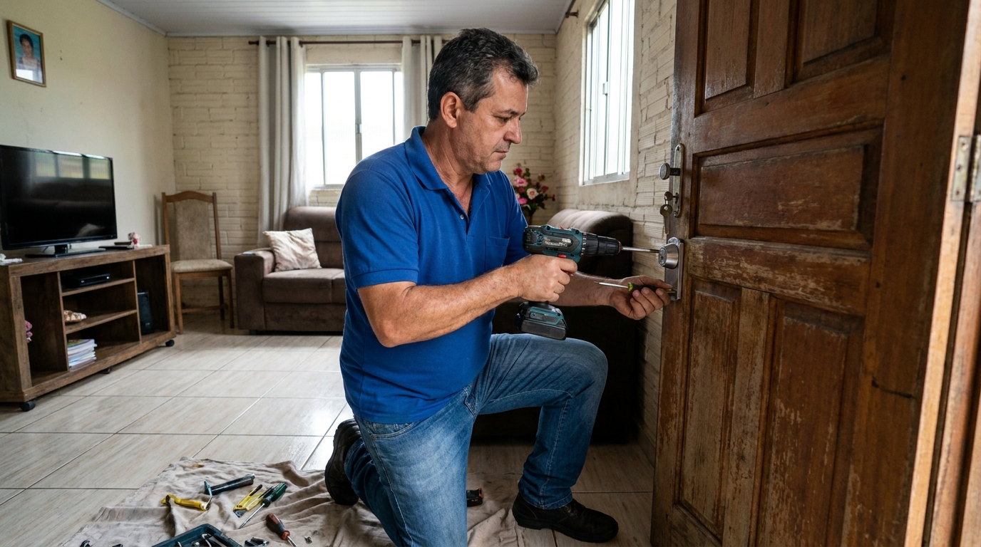 Serviço de Instalação de Fechadura Residencial em Piracicaba‑SP